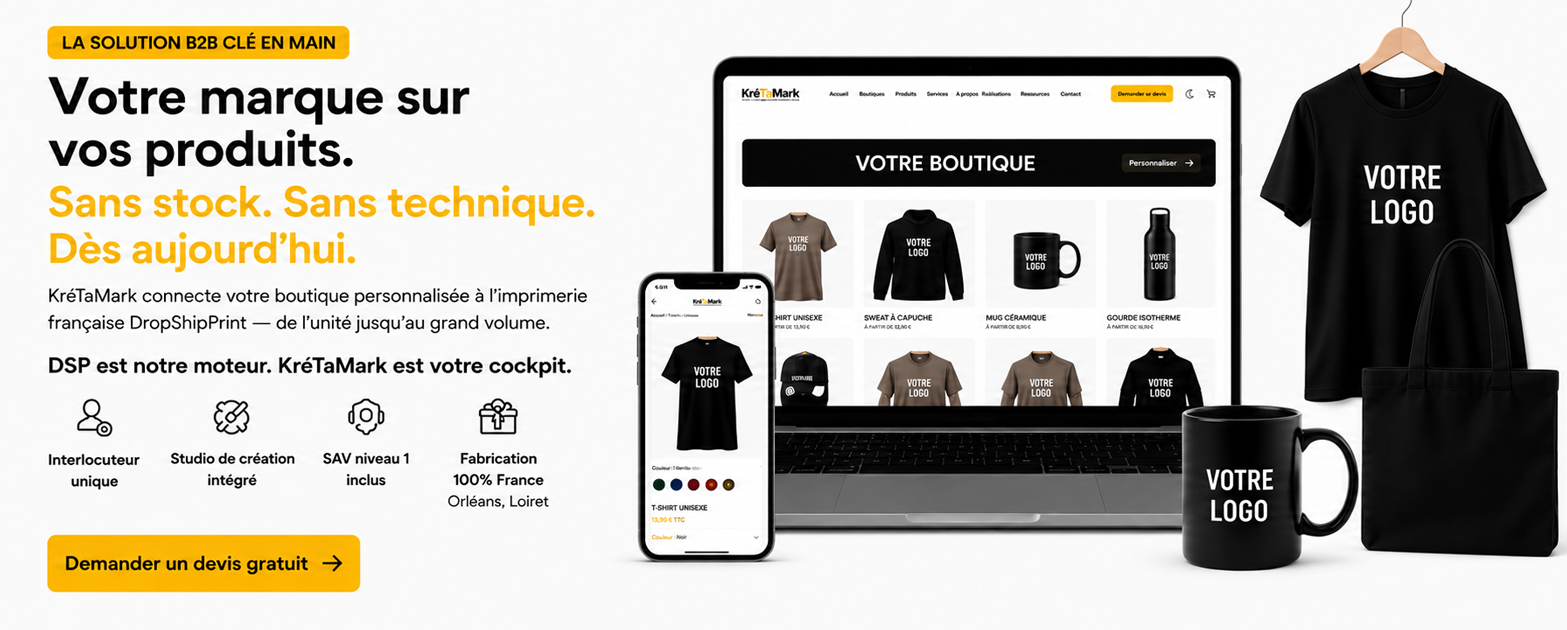 Boutique personnalisée entreprise